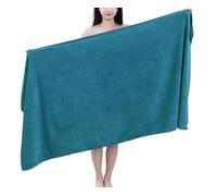 Treer Microfibre Massage Bed Cover Sheet, Solid Colour Thick Couch Towel for SPA, Beauty Salon and Therapists, Washable Treatment Table Blanket (Dark Blue,150x200cm)
