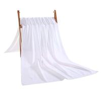 Treer Microfibre Massage Bed Cover Sheet, Solid Colour Thick Couch Towel for SPA, Beauty Salon and Therapists, Washable Treatment Table Blanket (White,100x200)