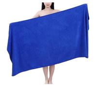 Treer Microfibre Massage Bed Cover Sheet, Solid Colour Thick Couch Towel for SPA, Beauty Salon and Therapists, Washable Treatment Table Blanket (Dark Blue,80x180cm)