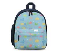 Treer Nylon Kids Backpack 3D Cartoon Car Boys Backpack, Waterproof Girls Backpacks, 3-10 Years Children's Backpacks Personalised Rucksack for School Travel Holiday (Colour,32x24x15cm)