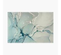 Treer Placemats Set of 2/4/6/8 Place Mats for Table Washable Stain Resistant 30x45cm Table Mats Dinner Table Decorations for Restaurant Kitchen Dining Wedding Decor, Nordic Marble (Crystal,2 pcs)