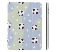 Treer Protective Carrying cct20251127-k for Nintendo Switch, Football Printed Travel Carry Case Hard Shell Protective Pouch with Carry Handle and 20 Game Cards Storage (Gray Blue)
