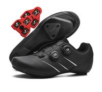 Treer Road Bikes Mountain Bikes Cycling Shoes Mens Womens, Cycle Trainers Shoes Look SPD Cleats 3.5UK-12UK, Men Women Spin Bike Indoor Outdoor (Black,10.5)