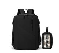 Treer Ryanair Cabin Bags 40x30x18 Waterproof for Men, Women (Black)
