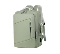 Treer Ryanair Cabin Bags 40x30x20 Underseat Travel Backpack Cabin Bag Carry on Water Resistant Hand Luggage for Airplanes, Solid Color Multiple Pockets Rucksack for Men and Women (Green,40x30x20cm)