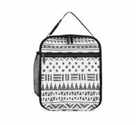 Treer School Backpack for Girls Boys Kids Teens 3 in 1 Gray White Style School Bag Set School Bags with Shoulder Lunch Bag and Pencil Case Students Schoolbags (Dots,Lunch Bag)