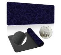 Treer Simple Solid Color Mouse Mat, Large Mouse Mat with Sewn Edges, Mouse Pad with Non-Slip Base, Gaming Mouse Pad, Mousepad Suitable for Office and Home (Purple,900x400mm)