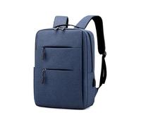Treer Solid Color Ryanair Cabin Bags with USB Charging Port, Underseat Travel Backpack Cabin, Carry on Hand Luggage Bag 40x30x14 for Airplanes, Multiple Pockets Rucksack for Men and Women (Blue 01)