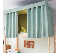 Treer Students Dormitory Bunk Bed Curtain, Blackout Bed Curtains Dustproof Mosquito Bed Canopy Moveable Curtain Shading Nets for Single Bed Bottom and Top (1.2x2M,Sage Green)