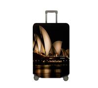 Treer Suitcase Cover,City Print Travel Suitcase Covers Protectors,Cover for 18-32 Inch Suitcase Protector Cover,Resilient Luggage Covers for Suitcases,with Zipper (Sydney,XL)