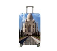 Treer Suitcase Cover,City Print Travel Suitcase Covers Protectors,Cover for 18-32 Inch Suitcase Protector Cover,Resilient Luggage Covers for Suitcases,with Zipper (Palaces,M)