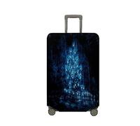 Treer Suitcase Cover,Mountain Colour Print Travel Suitcase Covers Protectors,Cover for 18-32 Inch Suitcase Protector Cover,Resilient Luggage Covers for Suitcases,with Zipper (Shining,S)