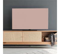 Treer TV Protector Cover, Dust TV Screen Cover All-Inclusive Elastic Dust-Proof Screen Protector for 32” to 75” TV/PC Display (Pink,32-37 inches)