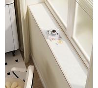 Treer Windows Seat Cushions, Nordic Style Window Sill Cover Protector, Absorbent Diatom Mud Mat with Non Slip Backed for Potted Plants & Pets,Waterproof Bay Window Pad (Sun,20x100cm)