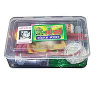 Treeratan Plastic Navratri MATA Ka Shringar Kit/Suhag Kit/ - Devi Solah Shringar Kit with 21 Shringars(Items) - 21 Items Box Packing, Multicolor, Kid