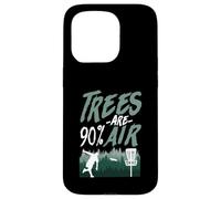Trees Are 90% Air Funny Disc Golf Logic Case for iPhone 15 Pro