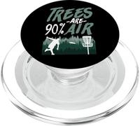 Trees Are 90% Air Funny Disc Golf Logic PopSockets PopGrip for MagSafe