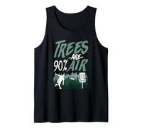 Trees are 90% Air Funny Disc Golf Logic Tank Top