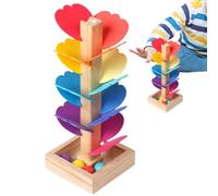 Trees Ball Run Game - 15 Colour Musical Leaf Tracks, Montessoris-Inspired Rolling Toy | Bright Colour Cognition Toy, Sensory Marble Drop Tree | Educational Development Toy for Toddleres, Presc