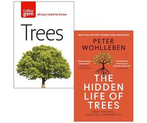 Trees Collins Gem By Alastair Fitter And The Hidden Life Of Trees By Peter Wohlleben 2 Books Collection Set