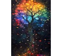 Trees Falling Leaves Jigsaw Puzzles for Adults 500 Challenging & Brainteasing Adults Jigsaws Puzzle Puzzle Games Jigsaw Puzzle 500 Pieces