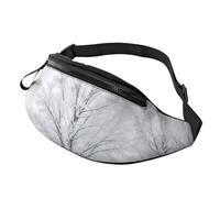 (Trees On Snowy Days) Fanny Pack Waist Bag Adjustable Shoulder Strap Bum Bag for Men Women Travel Hiking Running