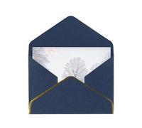 Trees On Snowy Days Print Blank Greeting Cards, Pearl Paper Envelopes Suitable For Various Occasions - Anniversary Cards, Thank You Cards, Holiday Cards, Wedding Cards, Congratulations, And More