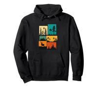 Trees Wildlife Nature Outdoor Vintage Forest Pullover Hoodie