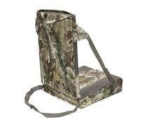Treestand Hunter Folding Seat Cushion - Patio Furniture Cushion | Camping Seat Mat with Backrest | Backrest Bleacher Pad for Hunting Beach Stadium Hiking Backpacking Bird Watching Travel Fishing