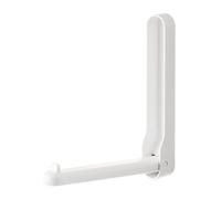 TREETDOBV Folding Wall Mounted Clothes Hanger, Retractable Cloth Drying Rack, Space Saving, Punch Free Balcony Laundry Rack for Bathroom, Bedroom, Laundry Room,White(White)