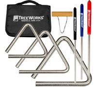 TreeWorks Studio-Grade Triangle Set with Beaters & Bag