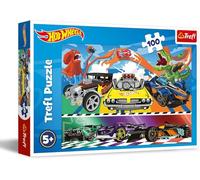 Trefl 100 el. elementów Pędzące samochody Hot Wheels [PUZZLE]