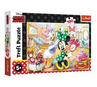 Trefl 100 Piece Minnie Mouse Minnie at a Beauty Salon Jigsaw Puzzle'