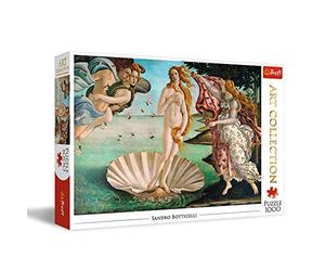 Trefl 1000 Elements, Art Collection, Premium Quality, for Adults and Children from 12 Years Puzzle, Colour The Birth of Venus-Sandro Botticelli, 10589