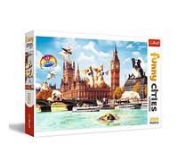 Trefl 1000 Elements, Fun Cities, Premium Quality, for Adults and Children from 12 Years Puzzle, Colour Dogs in London, 10596