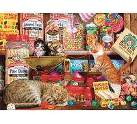 Trefl 1000 Elements, Sweet Kittens, Cat Lovers, Tea, Creative Entertainment, Gift, Fun, Classic Puzzle, Colour Treats, Katzensüßigkeiten, 10630