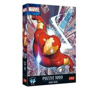 Trefl Premium Plus Quality Marvel: Iron Man-1000 Puzzle Series with the Most Loved Characters, Perfectly Matching Pieces, for Adults and Children from 12 Years, Multicoloured, 10862
