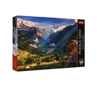 Trefl Premium Plus Quality - Puzzle Photo Odyssey: Lauterbrunnen Valley, Switzerland - 1000 Elements, Unique Photo Series, Ideal Adaptation of Pieces, for Adults and Children from 12 Years