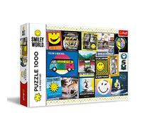 Trefl 10729 de 1000 pièces Collage, Sourire, Heureux, Bricolage, Divertissement Créatif, Puzzle Classique Pour Adultes et Enfants 12, Smiley World, Live Positive