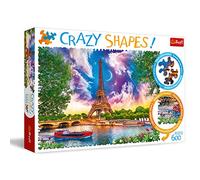 Trefl 11115 Himmel über Paris 600 Teile, Crazy Shapes, Premium Quality, für Erwachsene und Kinder ab 10 Jahren Puzzle, Coloured