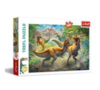 Trefl 15360 Kampf gegen Tyrannosaurier 160 Teile, für Kinder ab 5 Jahren Puzzles, Coloured