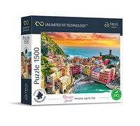 Trefl Prime Romantic Sunset Vernazzo 1500 Units Puzzle Multicolor