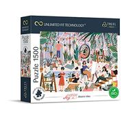 Trefl 26205 1500 Elements Thickest Cardboard, Organic, Plants, Relaxation, Leisure, Creative Entertainment for Adults and Children from 12 Years High Element, UFT Everyday Joy Puzzle: Botanic Vibes