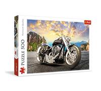 Trefl 37384 Schwarzes Motorrad 500 Teile, Premium Quality, für Erwachsene und Kinder ab 10 Jahren Puzzle, Multicoloured