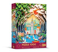 Trefl 3D Effect, London-1000-Pieces-40th Anniversary, Art Paper Art, Premium Puzzle for Adults and Youth from 14 Years, Multicoloured, 40043