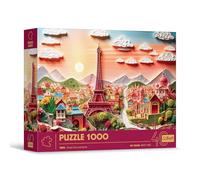 Trefl 3D Effect, Paris-1000 Pieces-40th Anniversary, Art Paper Art, Premium Puzzle for Adults and Children from 14 Years, Multicoloured, 40044