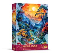Trefl 3D Effect, Valle-1000 Pieces-40th Anniversary, Art Paper Art, Premium Puzzle for Adults and Children from 14 Years, Multicoloured, 40045