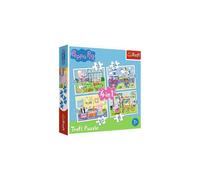 Trefl 4 in 1 Puzzle Peppa Pig (12 & 24 & 20 & 15 Puzzles)