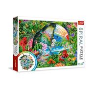 Trefl 916 40014 EA 1040pcs Spiral Puzzle Tropical Animals, Multicolor