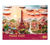 Trefl 3D Effect, Paris-1000 Pieces-40th Anniversary, Art Paper Art, Premium Puzzle for Adults and Children from 14 Years, Multicoloured, 40044